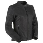 Blouson cuir femme furygan debbie noir - s