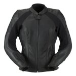 Blouson cuir femme furygan livia noir / noir - m