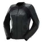 Blouson cuir femme furygan romy noir / blanc - s