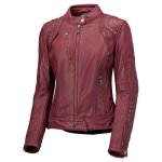 Blouson cuir femme held asphalt queen ii bordeaux - 34