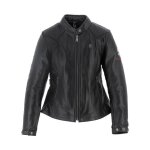 Blouson cuir femme helstons emilia noir - m