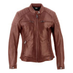 Blouson cuir femme helstons jody tan ciré - s Blouson cuir femme helstons jody tan ciré - s