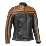 Blouson cuir femme ixon pioneer lady marron / camel - xs