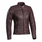 Blouson cuir femme ixon spark lady bordeaux - xs