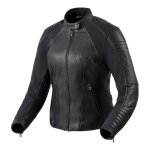 Blouson cuir femme rev it coral ladies noir - 34