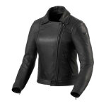 Blouson cuir femme rev'it liv ladies noir - 36