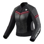 Blouson cuir femme rev it median ladies noir / rose - 34