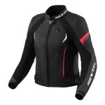 Blouson cuir femme rev it xena 4 ladies black / pink - 36