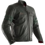 Blouson cuir femme rst hillberry ce vert - s