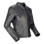 Blouson cuir femme segura lady bogart noir - t1