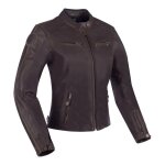 Blouson cuir femme segura lady devon marron / kaki - t0