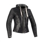 Blouson cuir femme segura lady dorian noir - t0