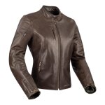 Blouson cuir femme segura laxey marron - t0