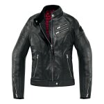 Blouson cuir femme spidi cafe race lady noir - 42