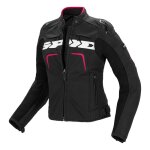 Blouson cuir femme spidi evorider lady noir / fushia - 38