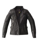 Blouson cuir femme spidi mystic lady marron - 40