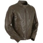 Blouson cuir furygan bronson marron - m