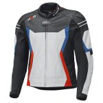 Blouson cuir held street 3. 0 blanc / rouge / bleu - 48