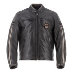 Blouson cuir helstons ace 10 ans marron - s