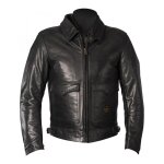 Blouson cuir helstons bill noir - s