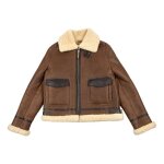 Blouson cuir helstons bombardier thunder s�rie limit�e marron - xs