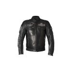 Blouson cuir helstons indy noir / noir - m