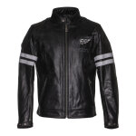Blouson cuir helstons jake speed noir - m Blouson cuir helstons jake speed noir - m