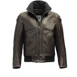 Blouson cuir homme blauer thor marron - xxl
