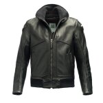 Blouson cuir homme blauer thor noir - l