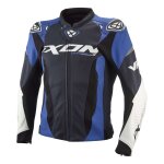Blouson cuir ixon vortex 3 bleu / blanc - xl