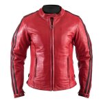 Blouson cuir rag femme helstons angel rouge - s