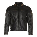 Blouson cuir rag helstons ace marron - s