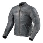 Blouson cuir rev it restless bleu - 46