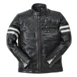 Blouson cuir ride and sons magnificent buffalo skin noir - s