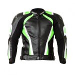 Blouson cuir rst pro series cpx - c vert fluo - 50