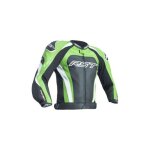 Blouson cuir rst tractech evo 3 vert - s