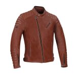 Blouson cuir segura gomore brique - m