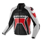 Blouson cuir spidi warrior 2 noir / rouge - 46