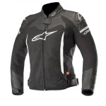 Blouson cuir / textile femme alpinestars stella sp x air noir / blanc - 46