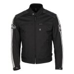 Blouson cuir / textile helstons ace noir - s