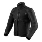 Blouson cuir / textile rev it valve h2o noir - 46