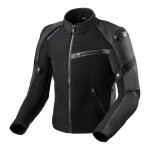 Blouson cuir / textile target h2o noir - s