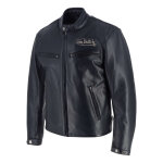 Blouson cuir von dutch x helstons basic noir - m