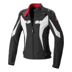 Blouson femme textile spidi sport warrior tex noir / blanc - l