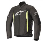 Blouson textile alpinestars t - faster air noir / jaune fluo - m