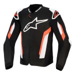 Blouson textile alpinestars t - gp air black / red fluo - s