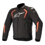 Blouson textile alpinestars t - gp pro v2 noir / rouge fluo - s