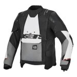 Blouson textile alpinestars halo v2 drystar dark gray / ice gray / black -