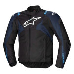 Blouson textile alpinestars t - jaws v4 wp black / dark blue / blithe blue -
