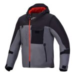 Blouson textile alpinestars morfex parka wp lunar gray / black - s